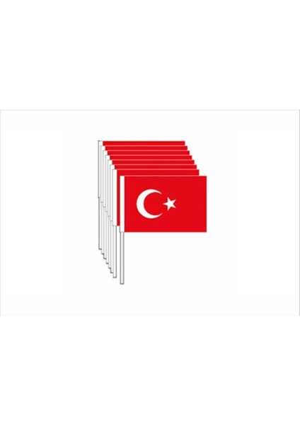 Sopalı Kağıt Bayrak Normal Boy 50 Adetli