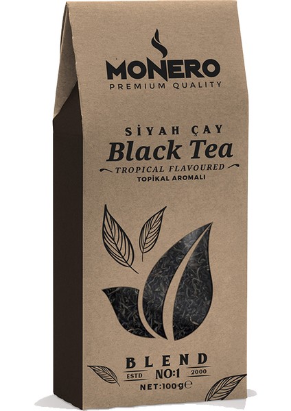 Tropikal Meyveli Siyah Çay 100 gr