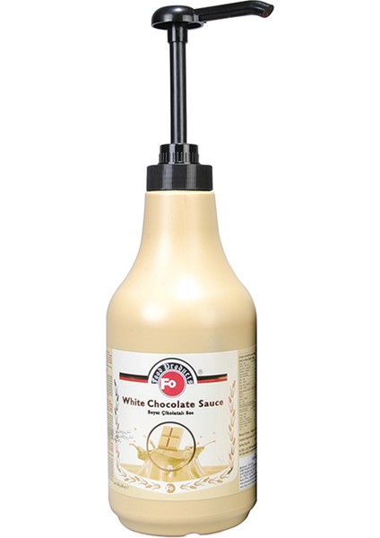 Beyaz Çikolata Profesyonel Sos 2,5 kg+ Pompa