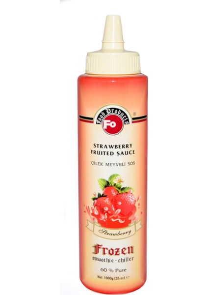 Çilek Frozen Meyve Püresi 1000 gr