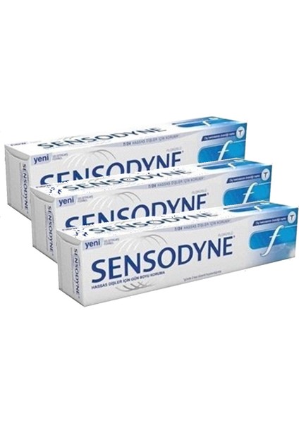 Florürlü Diş Macunu 3 Adet 50 ml