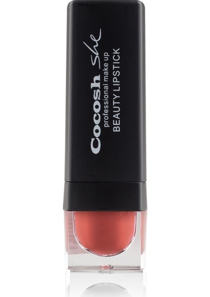 Beauty Lipstick Ruj 03 Rosebush, Kremsi Formül, Saten Görünüm, Orta-Tam Kapatıcılık