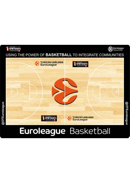 Euroleague Taktik Tahtası (29X21CM)