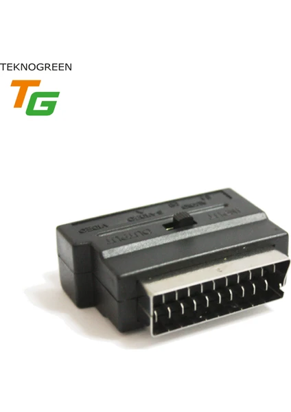 Scart To Rca In-Out Dönüştürücü Teknogreen TSD-200