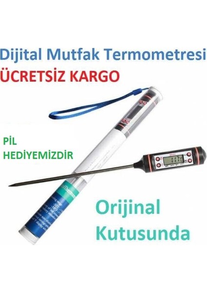 Süt Mama Termometresi Dijital Mutfak Gıda Et Barbekü Termometresi