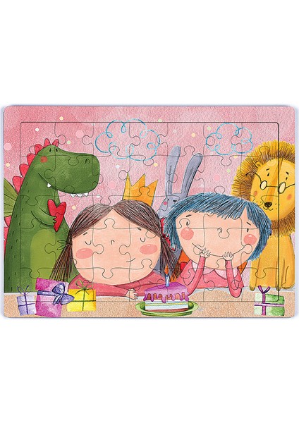 Doğum Günü Ahşap Puzzle 35 Parça (Xxxv-08)