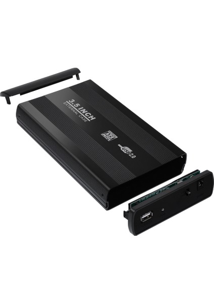 3.5" Sata Ssd Usb 2.0 Harici Harddisk Kutusu Alüminyum