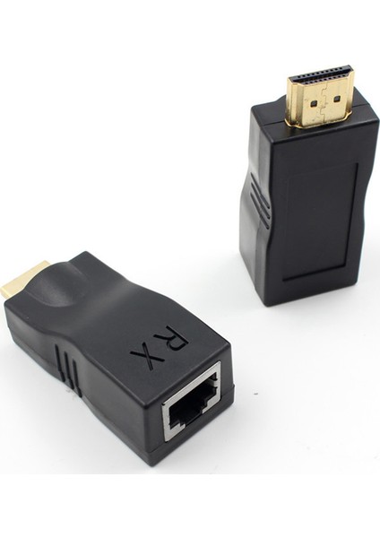 Hdmi Extender 30 Metre Uzatma Adaptörü Cat5 Cat6