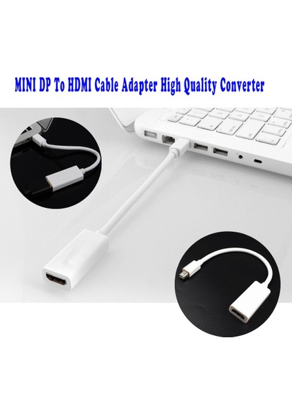 Mini Display Port Hdmı Çevirici Adaptör 20Cm Apple Mac