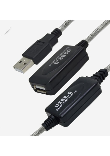 15 Metre Profesyonel Çipli Usb Extension Uzatma Kablosu