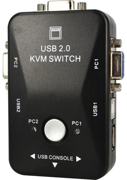 Triline 2 Port Usb Kvm Switch 2Pc Tek Monitör Kontrol