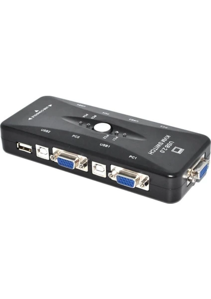 Triline 4 Port Usb Kvm Switch 4Pc Tek Monitör Kontrol