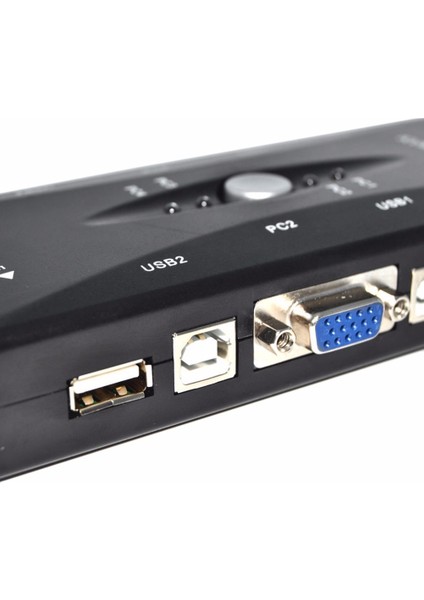 4 Port Usb Kvm Switch 4Pc Tek Monitör Kontrol