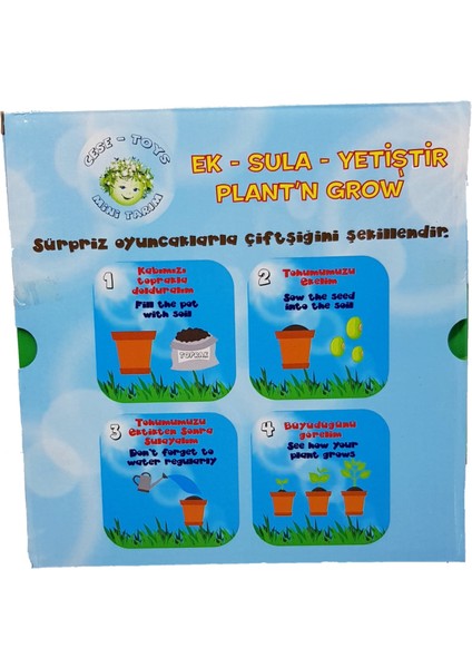Cese Toys 2 Li Mini Çiftlik Tarım Seti ( Ek - Sula - Yetiştir )
