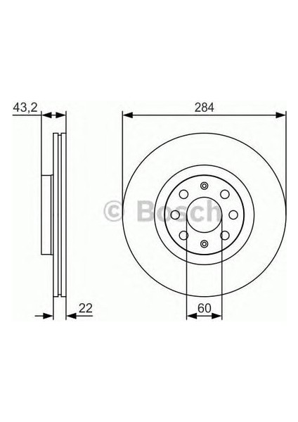 Fren Diski Ön [6D 284Mm] Punto Grande Punto Corsa D 05
