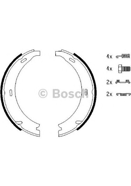Pabuçlu Balata 164X20Mm W124 W201 W202 190 87