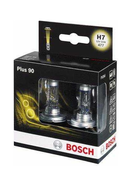 Ampül.H7 12V 55Wh7 Plus 90 Box Of 2