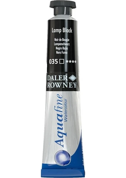 Aquafine Tüp Suluboya Aquafıne 8Ml Lamp Black