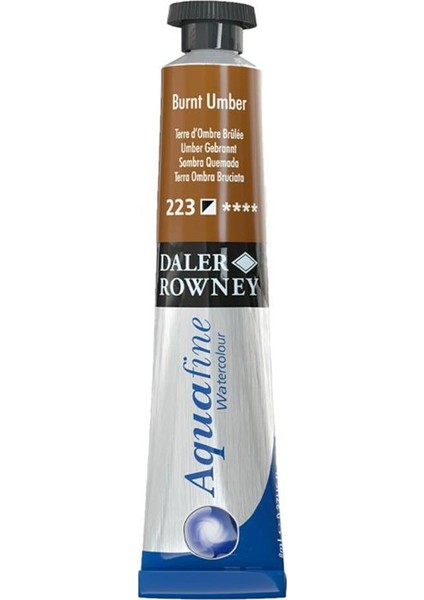 Aquafine Tüp Suluboya Aquafıne 8Ml Burnt Umber