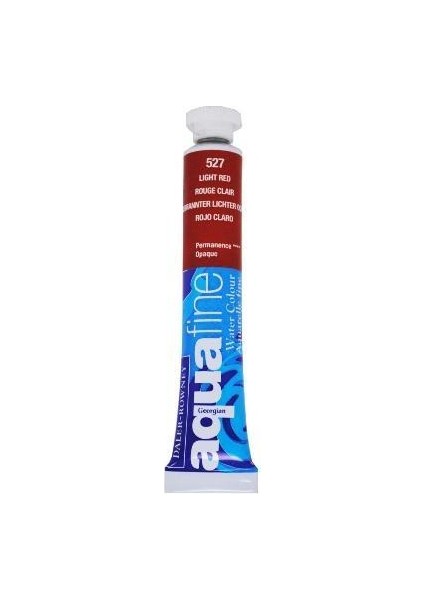 Aquafine Tüp Suluboya Aquafıne 8Ml Lıght Red