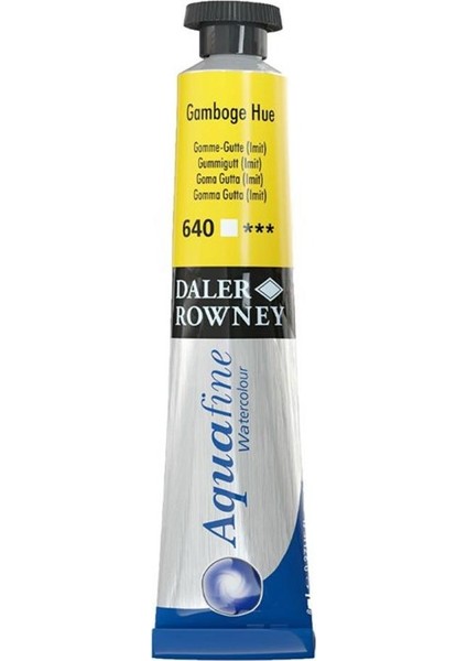 Aquafine Tüp Suluboya Aquafıne 8Ml Gamboge Hue