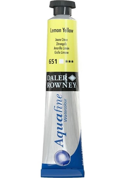 Aquafine Tüp Suluboya Aquafıne 8Ml Lemon Yellow