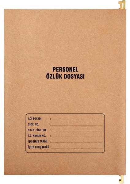 Ulaş Personel Özlük Dosyası Askılı 8 Yaprak