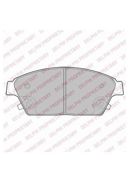 Balata Fren Ön Chevrolet Cruze 0912 Aveo 11 Opel Astra J 0912 Mokka 1213 16 Jant Del Lp2170