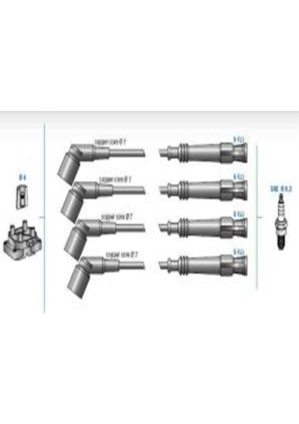 Buji Kablo Tk.E36 316I 318I 9399 M43 93