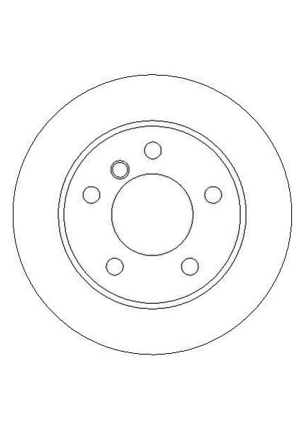 Fren Diski Arka Düz 280 Mm Bmw E36 Frd Ddf249 Takım