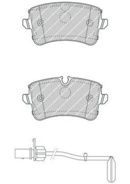 Fren Balatası Arka Audı A8 09 13 Frd Fdb4393