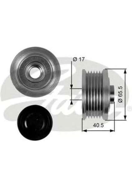 Alternatör Kanallı Rulman 156 147 Doblo 1.9Vectra C 09 05