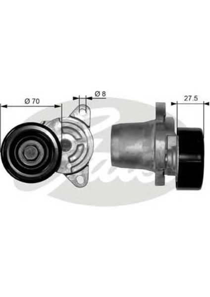 VKayışı Gergisi Accent Admıre 0306 "1.5Crdı"Getz 0205 "1.5Crdı"Tucson 0410 "2.0Crdı"Sportage 0410 "2.0Crdı" Gat T38454