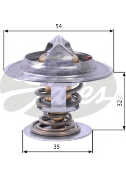 Termostat 90 C Renault Laguna 2.0 16V 95 01 Safrane 2.0 16V 2.5 20V 96 00 Volvo S40 V40 S60 S70 Gat Th26590G1