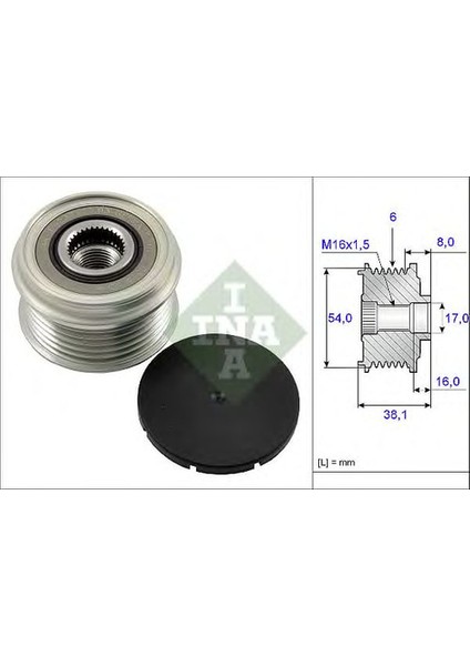 Alternatör Kanallı Rulman E90 E91 318 D 05