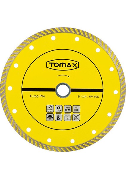 Turbo Elmas Mermer - Granit Kesici 230X2.4X22