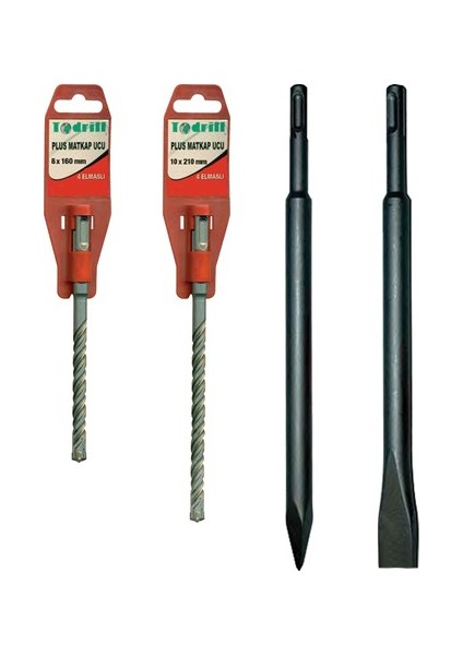 Makita 4 Parça SDS Uç Seti
