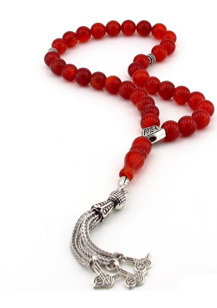 Doğal Akik Taşından 33 Lük Tesbih TS526