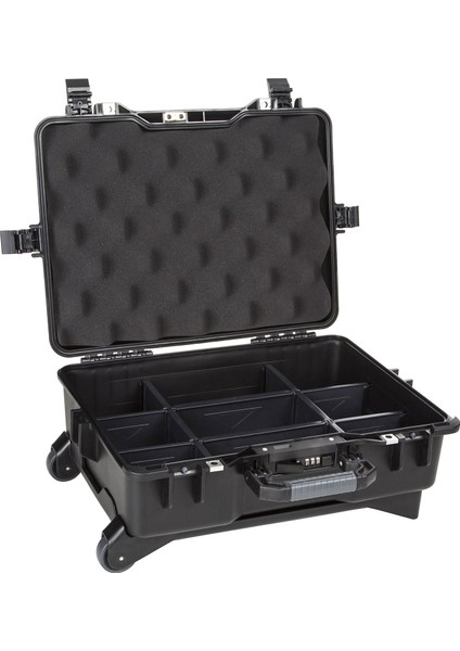 Mtc 430Pl Siyah - Yumurta Sünger + Plastik Bölmeli Tough Case Pro Takım Çantası