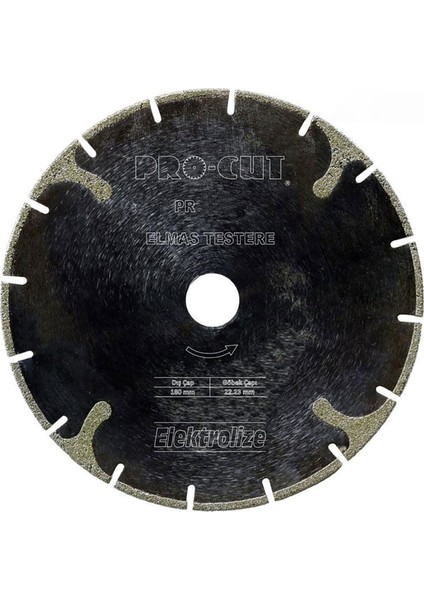 51091 EC (Elektrolize) Serisi Elmas Testere 115 mm