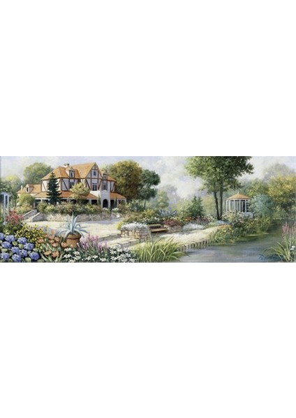 Puzzle 1000 Parça Panaroma English Cottage