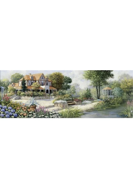 Puzzle 1000 Parça Panaroma English Cottage