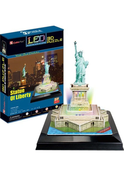 Cubic Fun Puzzle State Of Liberty (3 Boyutlu)