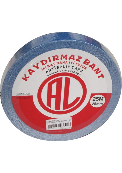 Kaydırmazlık Bandı 25 Mm 25 Mt Mavi