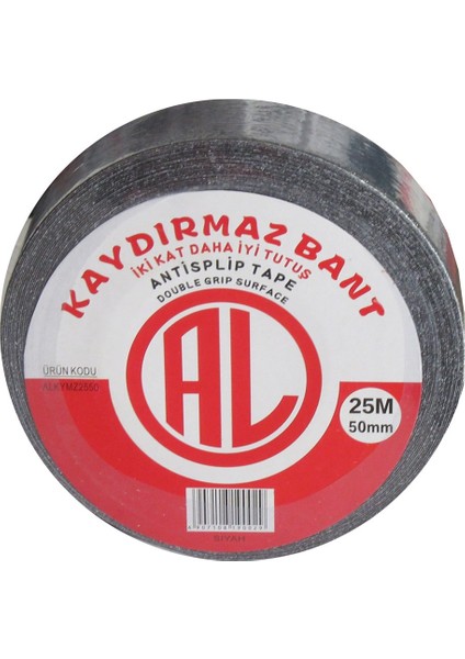 Kaydırmazlık Bandı 50 Mm 25 Mt Siyah