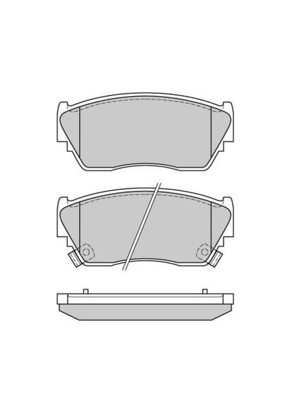 Balata Fren Ön Nissan Sunny 9096 Mga 55411