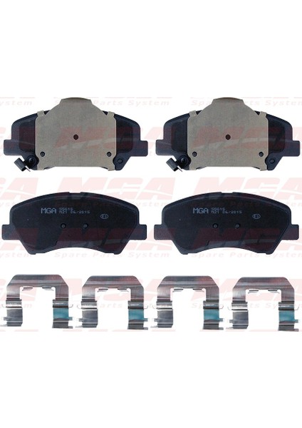 Balata Fren Ön Hyundai I20 13 Kia Ceed 1215 "Delıklı" Mga 55615