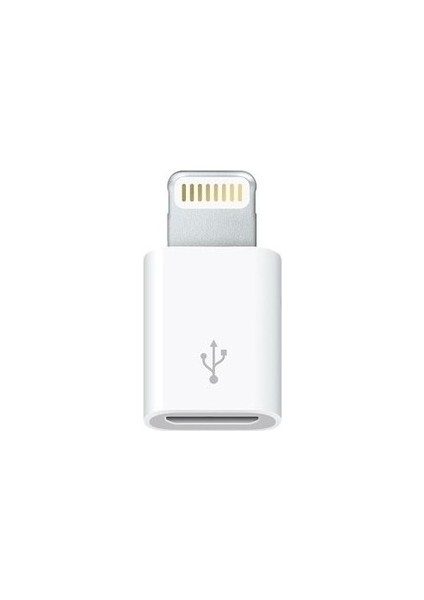 Micro USB to Lightning OTG Dönüştürücü Beyaz