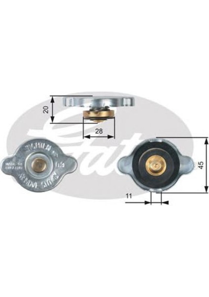 Radyatör Kapağı Hyundai Accent Iv 1.4 1.6 1.6 Crdı Ver Rc0027