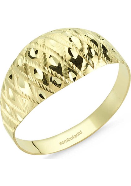 Altın Yüzük 14 Ayar Fantazi Modeli Sg42-018324